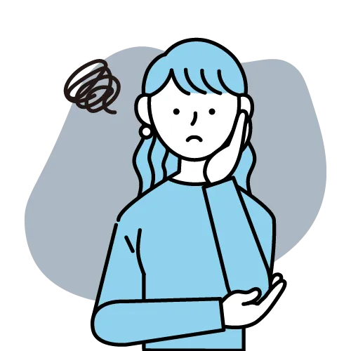 悩んでいる女性